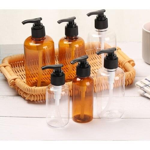 100/200/300 ML Bathroom Portable Soap Dispensers Lotion Shampoo Shower Gel Holder Soap Dispenser Empty Bath Pump Bottle Home