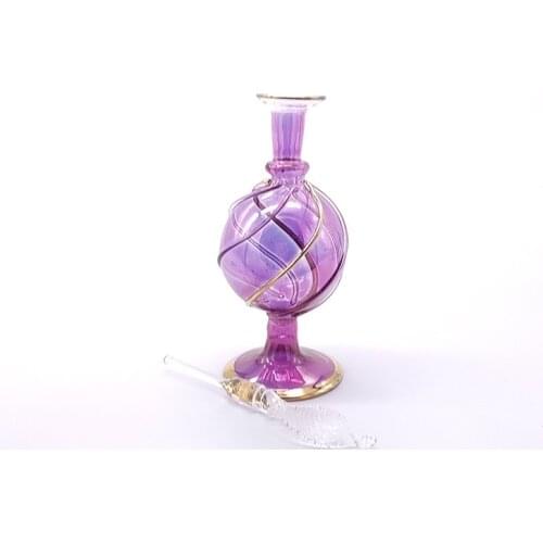 Perfume-bottle Hand blown glass 30ml refillable decorative home accessory essences beauty fragrance bottle home decor furniture vintage Mothers Day gift wedding decoration party objects room bathroom decoration