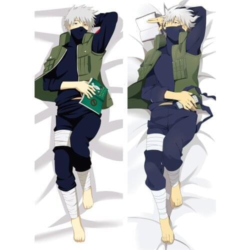 Gobsk Anime Pillowcase Hatake Kakashi Male Anime Cosplay Otaku Dakimakura Bedding Body Pillow Case Hugging Pillow Cover Case