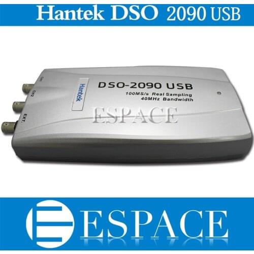 Hantek DSO2090 PC USB Oscilloscope 2 Digital Channels 40MHz Bandwidth 100MSa/s Free Shipping