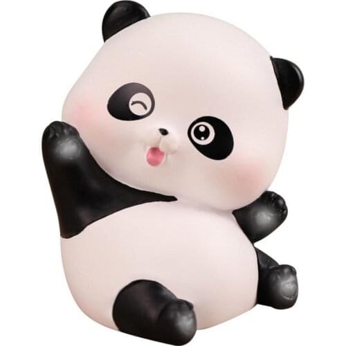 Panda Doll Attractive Wide Applicability Resin Cute Panda Shape Car Ornaments for Car автомобильные товары аксессуары для авто