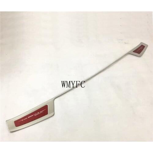 Stainless steel Inner Sills Scuff Guard Bumper guard rear trunk tread plate Pedal plate for Mazda CX-3 2018 2019 Car Styling