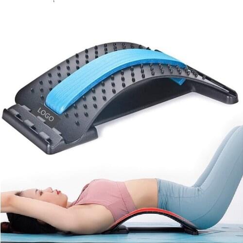 New Back massager waist stretcher lumbar spine correction device lumbar disc herniation pain relief spine stretcher