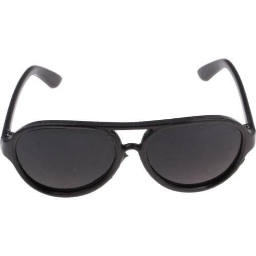 10 inch Doll Oval Eyewear Glasses For Mellchan Doll Outfit Accs Black