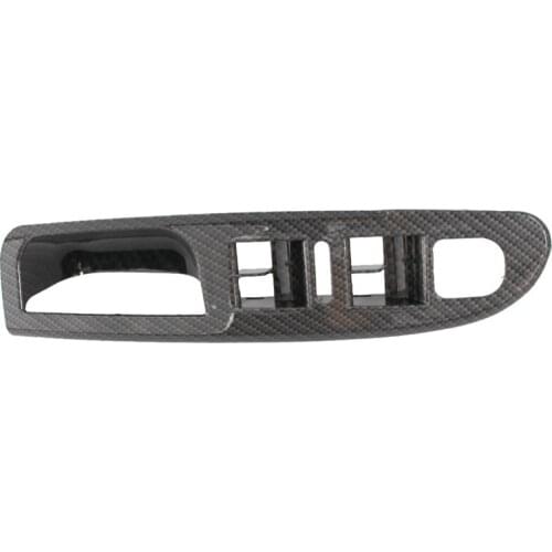 Carbon Fiber Car Master Window Switch Panel Trim Bezel Cover for Passat B6 4-Doors 2006 2007 2008 2009 2010 3C1867171B