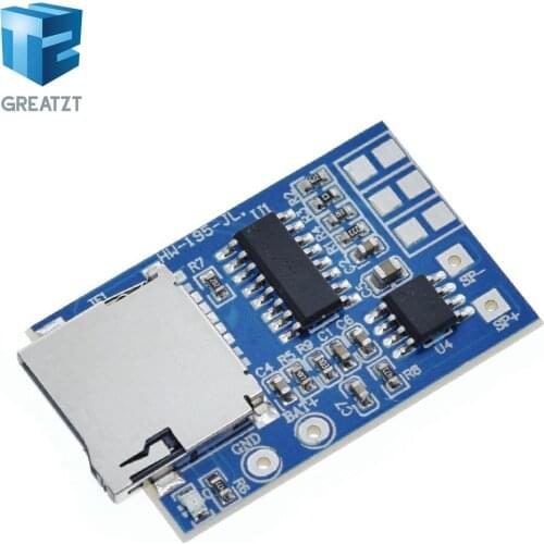 GREATZT GPD2846A TF Card MP3 Decoder Board 2W Amplifier Module for Arduino GM Power Supply Module