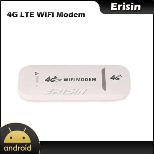 Erisin ES246 3-IN-1 USB 4G LTE WiFi Modem Hotspot Portable Router LTE Dongle SIM Card Slot Unlocked