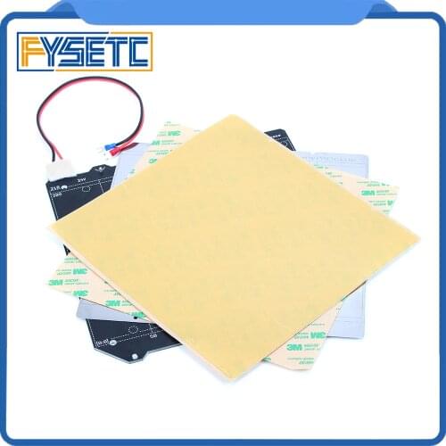 Prusa i3 MK3 Magnetic Heated Bed 24v MK52 Wiring Thermistor Kit With Magnet + Steel Sheet +2pcs PEI Sheet Set For Prusa i3 MK3