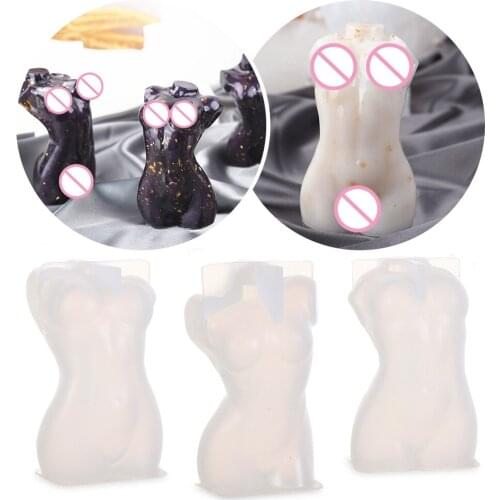 3D Model Body Silicone Mold Stand Ornaments Crystal Resin Epoxy Mould Casting Art Craft Desk Decoration Jewelry Making Tools