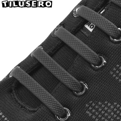 14pcs/lot Silicone Elastic Shoelaces No Tie Shoelace Lacing Kids Adult Sneakers Quick Shoe Lace