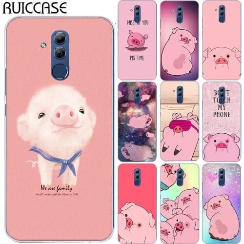 Cartoon Cute Couples Pig Rabbit Silicone Case Cover For Huawei Mate 30 20 10 Lite Pro Honor 9 10 Honor 20 Lite 10i Pro 8X 9X