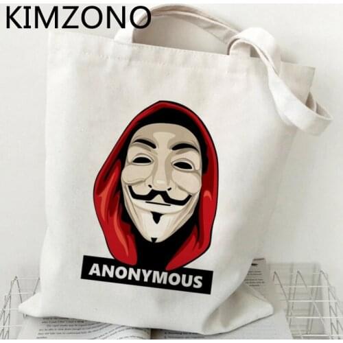 La Casa De Papel shopping bag shopping shopper jute bag bolso grocery bag reusable ecobag foldable tote custom