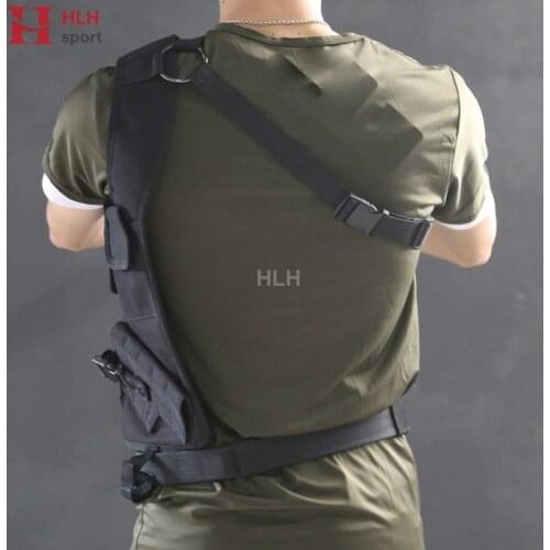 AAA Tactical Waist Pistol Holster Safety Anti-thief Hidden Holster Molle Hidden Gun Bag Hunting Shoulder Bag Sport Storage