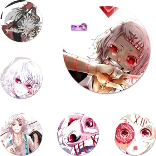 JUUZOU SUZUYA Tokyo Ghouls Icons Pins Badge Decoration Brooches Metal Badges For Backpack Decoration