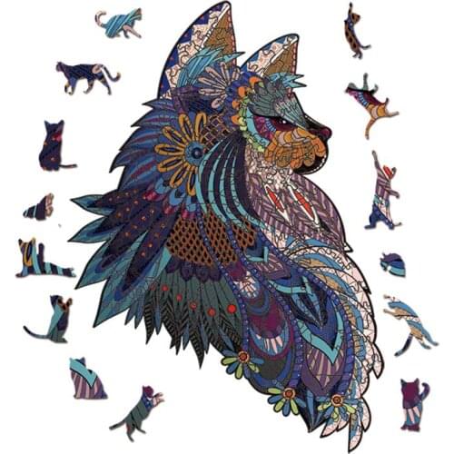 3D Wooden Puzzle For Adults and Kids,Animals Shape Puzzle,Gift Puzzle,Colorful Wooden Puzzles,Wooden Jigsaw Puzzles