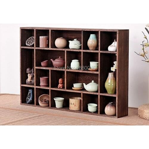 Free shipping Burnt Paulownia Wood Tea Trays solid wood teapot shelf Tea Saucer Chinese Kung Fu tea pot Crafts display tray