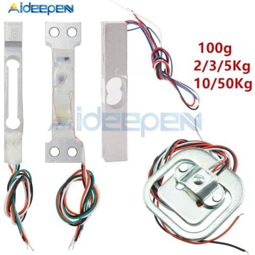 100g 1KG 2KG 3KG 10KG 50KG Load Cell Weight Sensor Module Electronic Scale Aluminum Alloy Weighing Pressure Sensor