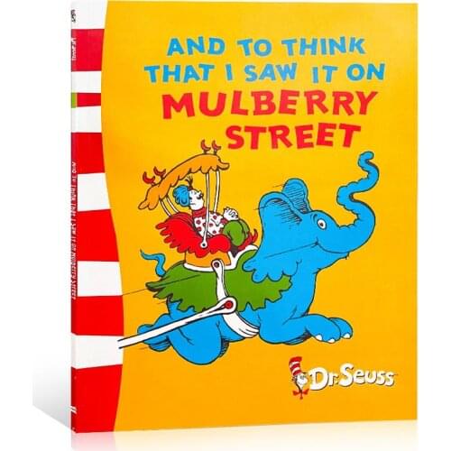 Aan To Thnk That I Saw It on MulBerry Street Dr.Seuss Kids Storybook Children Learning English Picture Book Early Education Gift