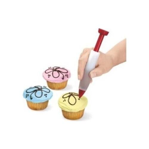 Pastry Cream Chocolate Decorating Syringe Silicone Plate Paint Pen Cake Cookie Best Selling