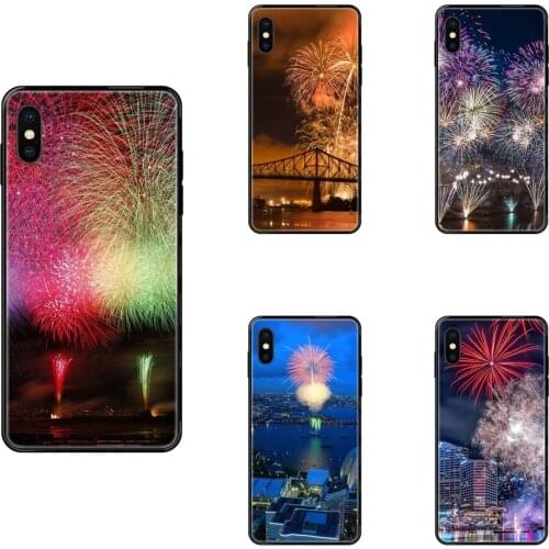 Beautiful Fireworks For Junior For Huawei Honor 6A 7A 7X 8C 8X 9 9A 9I 9X 10 10I 20 20I 20S Lite Pro Black Soft TPU Cell Phone