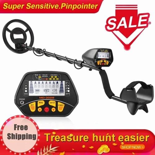 MD3028 Metal Detector Underground Gold Digger Kit Professtional Treasure Gold Hunter High Sensitivity Pinpointing Coin Finder