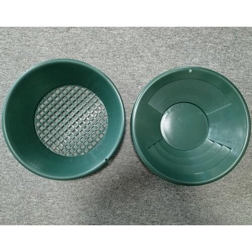 Washing, gold panning machine, screen, mining screen, metal detection tools, green plastic bowl.gold pan