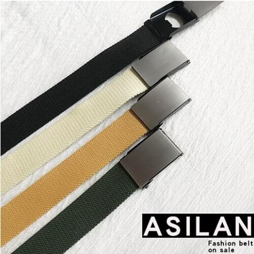 Mens Belts Fashion New Unisex Trousers Belts Canvas Belt Breathable Outdoor Tactical For Jeans Adjustable Waist Belt