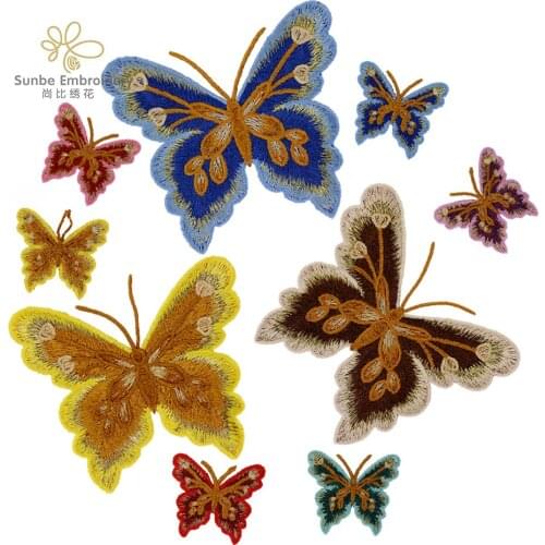 Butterfly Embroidery Patches Applique Badge Craft DIY Sew on Decorative