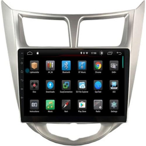 New coming ! Android 10 2.5D car dvd For hyundai Solaris Accent Verna 2011-2016 multimedia GPS Radio stereo gps navigation