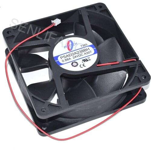 New For nstech PSAD2A238BH DC24V 0.88A Two Wires 12cm Fan