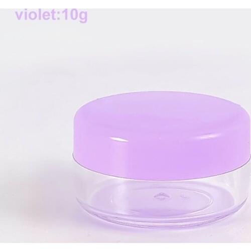 1pcs Plastic Cosmetics Jar Makeup Box Nail Art Storage Pot Container 10g/15g/20g/ Sample Lotion Face Cream Packaging Box