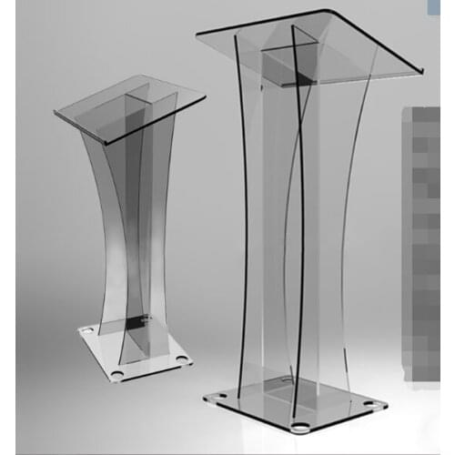 Podium podium reception desk reception table transparent acrylic lectern reception desk reception shopping guide