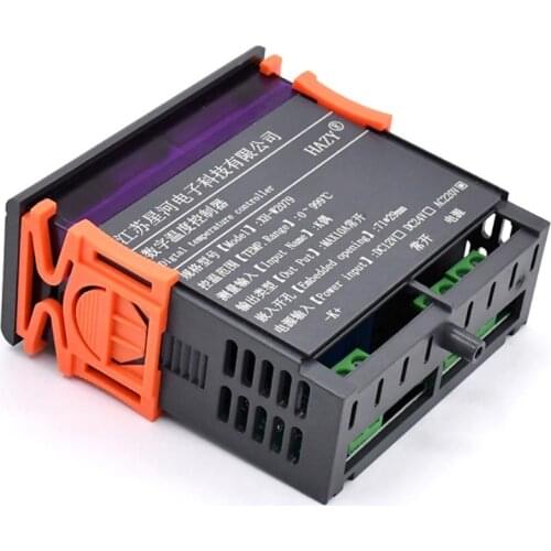 220V Industrial K-type Thermocouple Intelligent Electronic Digital Display PID Thermostat Instrument