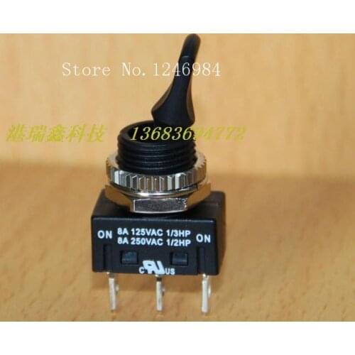 [SA]R13-412C single tripod two tranches big black flat handle toggle switch toggle switch M12 Taiwan New SCI--50pcs/lot