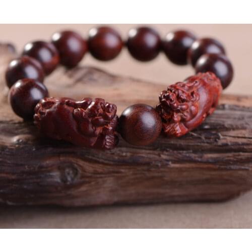 Sandalwood Beads Buddha Malas Bracelet Healthy Jewelry Buddhist Meditation Wooden Rosary Beads,Prayed Beads
