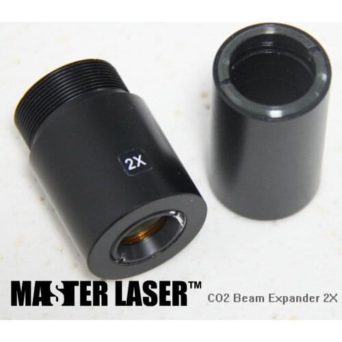 2 Times CO2 Galvo System Beam Expander straight with screw for Laser Marking Machine,BEx-10.6-2x