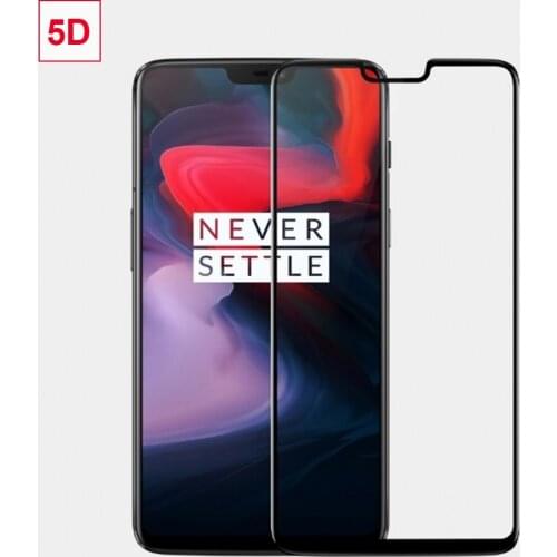Original 100% RIJOW 5D Glass for OnePlus 6 6T Tempered Glass One Plus 6 5T Screen Protector 3D Curved Full Screen OnePlus 9 7 7T