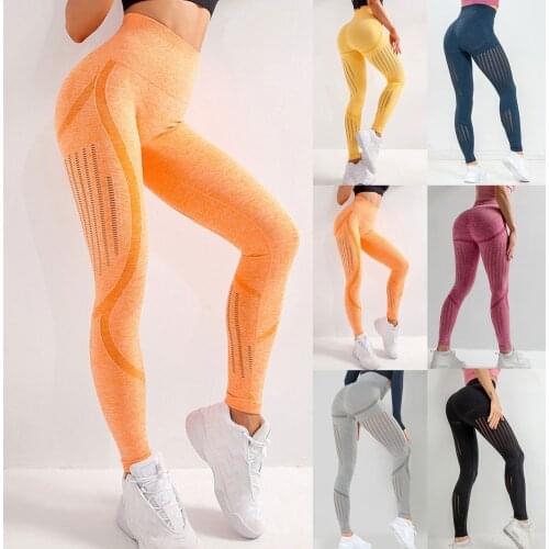 40# Yoga Leggins Womens Hip Push Up Yoga Pants Sport High Waist Workout Leggings Textured Booty Tights Pants Спортивный Костюм