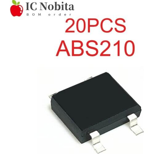 20PCS ABS210 SOP4 ABS210S SOP SMD Bridge Rectifier IC New