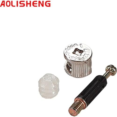 Free Shipping Chinese Product Furniture Fastener Furniture Connecting Fitting Household Hardware Accessories 3-In-1 Nut Bolt