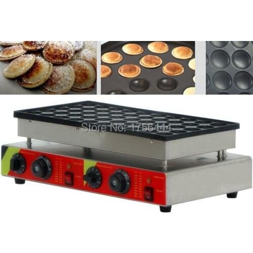 Free Shipping Commercial Use 110v 220v Electric 50pcs Poffertjes Grill Maker