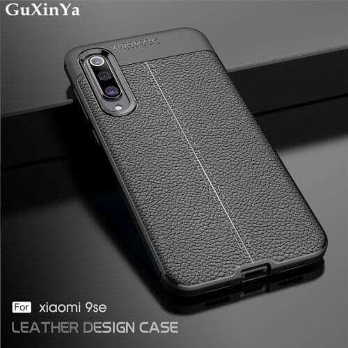 Xiaomi Mi 9 SE Cases Xiaomi Mi9 SE Cover Luxury Leather ShockProof TPU Back Protective Case For Xiaomi Mi 9 SE Phone Funda Capa
