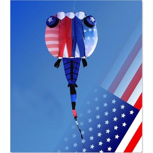 Kids Toy 7m Camouflage Insect Kite Soft Inflatable Kite Large Adult Kite Nylon Tear-proof Outdoor Sports Flight Tool Animal Kite