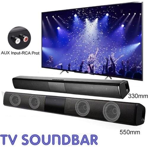 Home Theater Hifi Bluetooth Wireless Speaker Better Kolom Stereo Bass Sound Bar Bluetooth Fm Radio Usb Computer Tv Telefoon