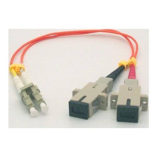 LC-ST Fiber Optic Adapter Cable duplex 1M