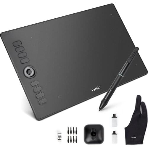 Parblo A610Pro 10×6.25’’ Graphic Drawing Tablet Support Phone Connected 8192 Pressure Digital Drawing Board Design Art touch