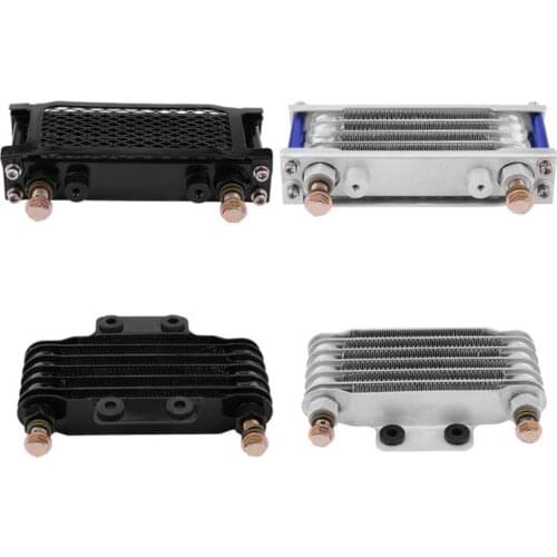 Motorcycle Engine Oil Cooler Oil Cooling Radiator System Kit for Honda CB CG 100CC-250CC Motorcycle Oil Cooler Durable Parts