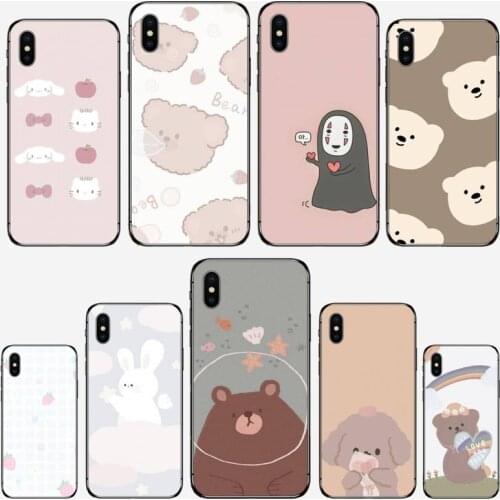 Girl cute series cartoon Phone Case for iPhone 11 12 mini pro XS MAX 8 7 6 6S Plus X 5S SE 2020 XR
