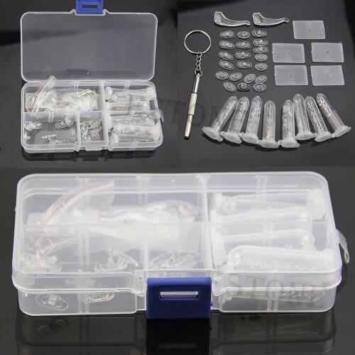 Fashion Eyeglass Sun Glasses Nose Pad Optical watch Screwdriver Repair Screws Nut Tool Assorted Accessories Kit