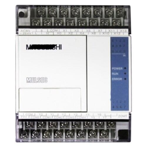 New Original FX1S-20MR FX1S-20MR-D PLC 24V DC Relay Output Base Unit